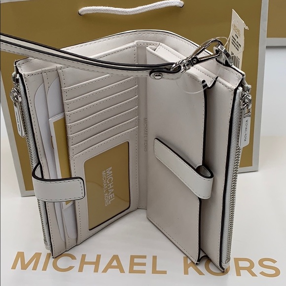 MICHAEL KORS PEYTON LG DOUBLE ZIP WRISTLET - Picture 16 of 16